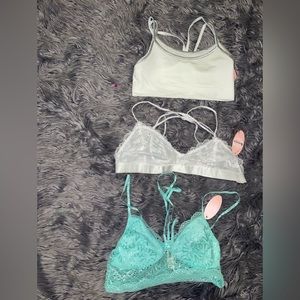 Anemone Icey 3 Pack Lace Bralette Set